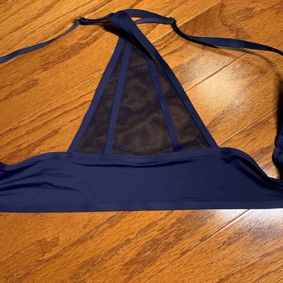 Vance Camuto Size 34B lightly padded underwire Razorback navy blue bra NWOT - Picture 9 of 9